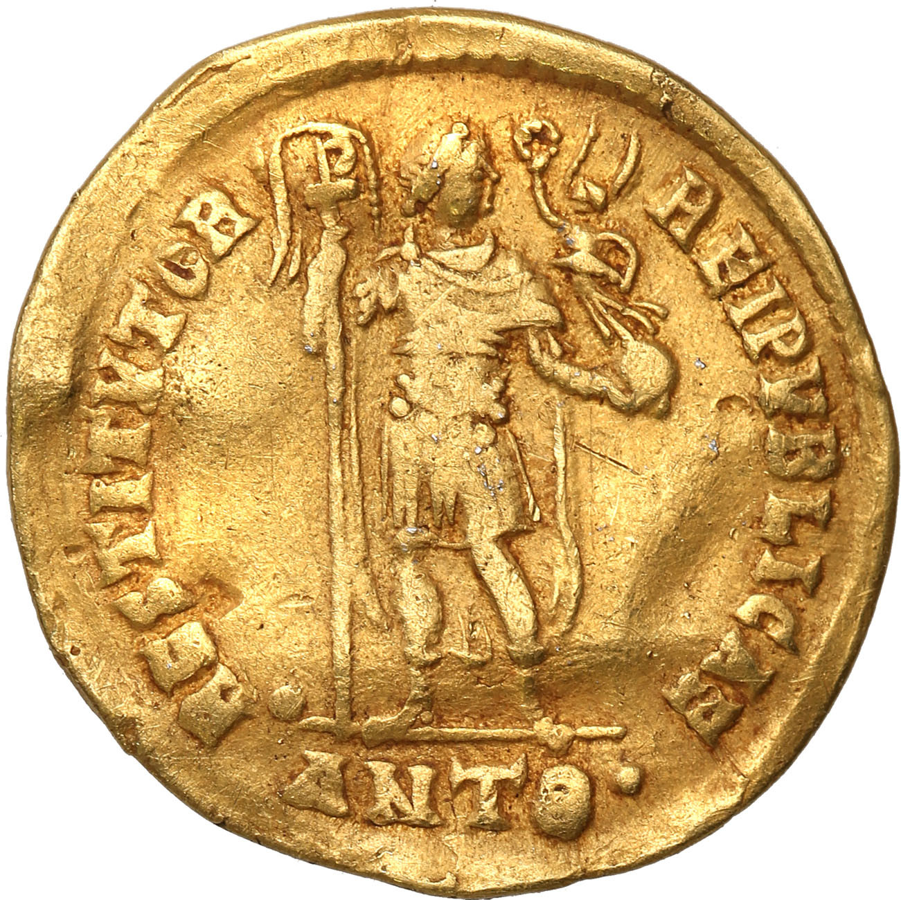 Cesarstwo Rzymskie. Walentynian I (364-375). Solidus 364-367, Antiochia